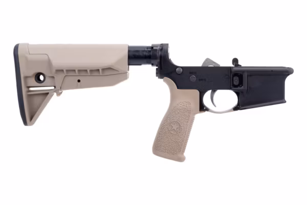 BCM Complete AR-15 Lower Receiver with Mod 0 SOPMOD Stock - FDE